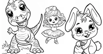 Forhåndsvisning av Fargeleggingsark